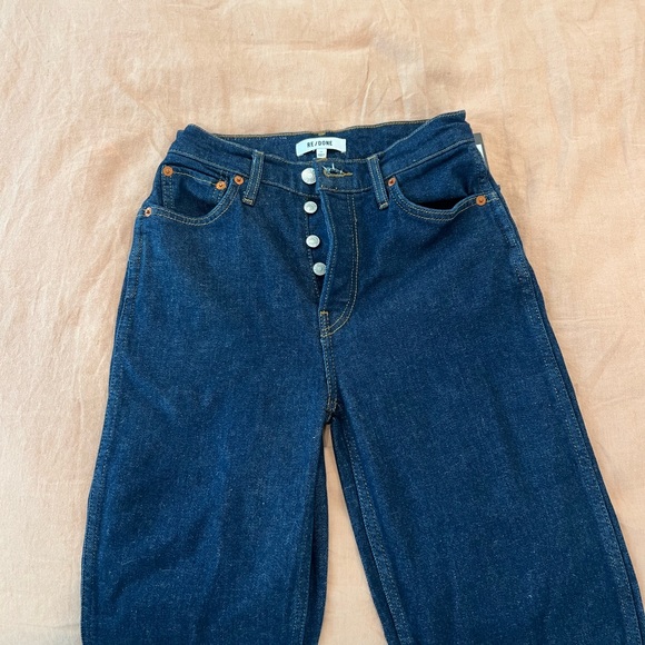 RE/DONE 90S High Rise Loose Comfort Stretch - sz 25 - Picture 5 of 9